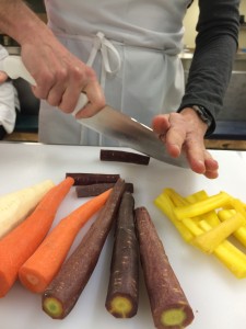 knife skills carrots